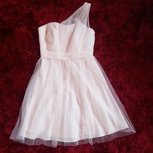 One strap formal dress